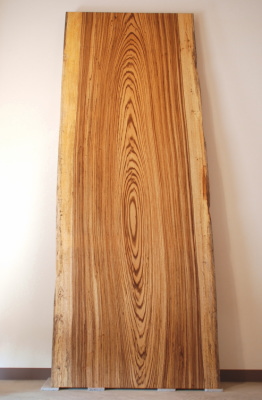 一枚板の無垢テーブル|ゼブラウッド一枚板天板no.1 - 無垢オーダー家具 
