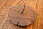 ウォールナット　天然木時計