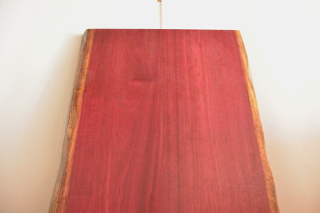 一枚板の無垢テーブル|パープルハート二枚接ぎ天板No.1 - 無垢オーダー