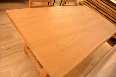 無垢オーダー家具/（No.211)一枚板クリ（栗）のテーブル – 天然木/無垢 